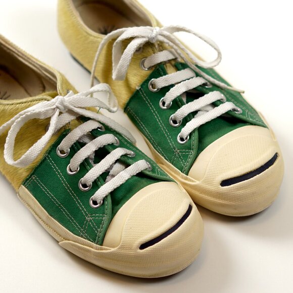 Maison Mihara Yasuhiro Pony Hair Canvas Hybrid Sneaker - Picture 6 of 10